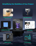 Adventurer 5M Pro 3D Printer, 600mm/s Max High-Speed 3D Printers with Auto Leveling