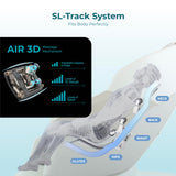 Titan Nido 3D l Full Body Massage Chair l AIR 3D Massage Mechanism l Rocking Motion Position l Voice Control l 2 Stage Zero Gravity Reclining l 7.5" Touchscreen Controller (Taupe)