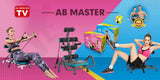 Ab Machine for Stomach Workout – Multi-Functional Adjustable Ab Trainer Machine with Waist Twister, Ab Rocket & Ab Cruncher – Abdominal Exercise