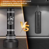 Freestanding Punching Bag for Adults, 70'' Boxing Bag with Stand Kicking Bag Heavy Bag with Boxing Gloves and Electric Air Pump, Women Men Kickboxing Bags for Beginners Training MMA Muay Thai Fitness JUOIFIP