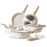 14 Pcs Pots and Pans Set Nonstick, Cookware Set Kitchen Cooking Set with Utensil and Pan Protectors CAROTE