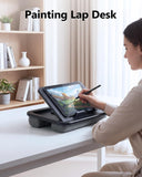 Yotnufy Adjustable Lap Desk with Cushion - 8 Angles Ergonomic Adjustment