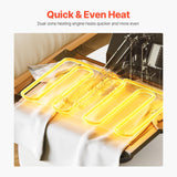 Heat Press 15x15, High Pressure Heat Press Machine for T Shirts, Slide Out Professional Heat Press, Green VEVOR