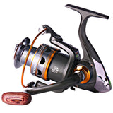 Sougayilang Spinning Fishing Reels Smooth 11BB for Inshore Boat Rock Freshwater Saltwater Fishing-DK1000