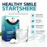 Prism Smile Retainer Cleaning Tablets, Mint Fresh, 90 Count, Deep Clean for Retainers, Aligners, Night Guards and Whitening Trays, Freshens and Removes Everyday Build-Up