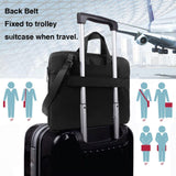 DRTGEDS Fishing Rod Print Travel Laptop Bag Lightweight Case with Luggage Strap Shoulder Briefcase Holiday Gift
