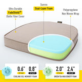 SUNROX Gel Memory Foam Chair Cushions,