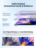 UPERFECT OLED Portable Monitor Touchscreen, 14" 3K 120Hz Gaming Monitor