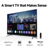 HORION 43 inch Smart TV, 4K UHD LED TV with WebOS 22, Ultra Slim Television with Mega Contrast, HDR10, Dolby Audio - Streaming Live, Bluetooth, Hdmi, WiFi ((P6D Series)