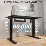 Stand Up Desks [35 x 20 Inch] - Ergonomic Sit Stand Desk Rising Desks for Home Office Computer Desk