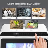 Portable Dishwasher Countertop, WIFI Smart Dishwasher, Compact Mini Dishwashers with 5L Built-in Water Tank, 6 Programs, 360° Dual Spray, High-Temp& Air-Dry Function, Fruit Cleaning