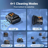 (2026 Upgrade) WINNY POOL CLEANER C1 for Inground & Above Ground Pool, 4-in-1 Wall & Waterline Cleaning up to 1,614 Sq.ft, 150 Mins Runtime, APP Control, Smart Navigation & Weekly Custom Plan