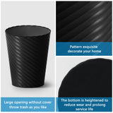Lysam Bathroom Trash Can 8 Pack, 1.8 Gallon Small Trash Can with Trash Bags