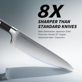Premium Knife Set 15 Pcs Quality Kitchen Knife Set with Block, Japanese High Carbon Stainless Steel Razor Sharp Knife Block Set