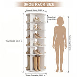 Rotating Shoe Rack,Shoe Shelf,Shoe Organizer for Closet,Spinning Shoe Racks
