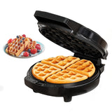 Aottop 7 Inches Round Classic Waffle Maker, 1000W Fast Heating Waffle Iron with 7-speed Temperature Control, Non-Stick Coating, Indicator Lights