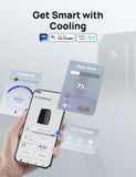 DREO Portable Air Conditioners, 12,000 BTU AC Unit for Bedroom with Drainage-free Cooling, 46dB Quiet, APP/Voice/Remote, 24h Timer with Fan & Dehumidifier, Smart Standing AC for Room Indoors, AC515S