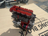 MechPuConToy Mini Metal Engine Model Kit That Runs, GS-L4 Engine Water-Cooled 4-Stroke DOHC Inline Four-Cylinder Engine Model Kit, Physics Science Engine for Adults (Finished Version)