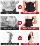 Nebility Waist Trainer for Women Corset Shapewear Tummy Control Body Shaper Top Waist Cincher Girdle with Adjustable Straps(Black,X-Small)
