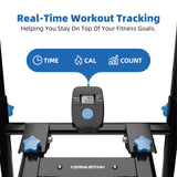 Stair Stepper with Resistance, Home Gym Stair Stepper, Folding Vertical Climber Cardio Exercise Machine, Stair Climber for Full Body Workout with Noise-Free Experience, Adjustable Handlebar & Pedals