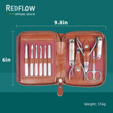 Manicure Set 11 in 1 Stainless Steel Nail Clippers for Men，Manicure Kit for Women，Nail Grooming Kit，Nail Clipper Set，Personal Care Tools