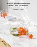PETGUGU Smart Cat Water Fountain Automatic Cat Water Dispenser 2L Dog Water Fountain 8 Layers Filters Pet Water Fountain for Cats Indoor Wireless Pump 2.4G WiFi PF1L