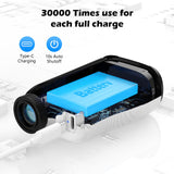 Real HD Golf Rangefinder with Slope, 1,200 Yards Range Finder Golf, 7X Magnification with Magnet, Flag Lock Vibration