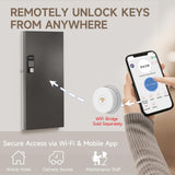 120 Key Lock Box Smart Key Organier Cabinet with Keypad & App for Office