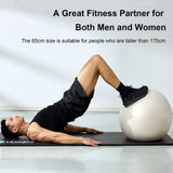 YR Exercise Ball 25.6'' Large Yoga Ball for Workout Pregnancy Stability