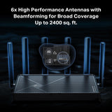TP-Link BE6500 Dual-Band WiFi 7 Router (BE400) – Dual 2.5Gbps Ports, USB 3.0, Covers up to 2,400 sq. ft., 90 Devices, Quad-Core CPU, HomeShield, Private IoT, Free Expert Support