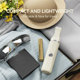 Unibono Pubic Hair Trimmer Women - Waterproof Bikini Trimmer, Rechargeable 3-in-1 Electric Razor, Personal Trimmer Groomer for Body Hair, Cordless Lady Shaver for Legs, Underarms, Face (Cream,LY)