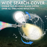 TRUSCEND Vibespinner Easy Catch Fishing Lures with BKK Hooks, Tail Spinner Baits with 4 Actions, Vibrating Swimming Flashing & Jigging for More Bites, Spoon Lures for Bass Trout Crappie Walleye Pike