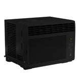 GE 6,000 BTU Electronic Window Air Conditioner, Black Compact AC Cools Rooms up to 250 sq ft, Digital Controls with Remote, Energy Saver Mode, 24Hr Timer, Easy Install Kit Included
