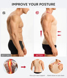 Nebility Mens Shapewear Fajas para Hombres Compression Shirt Men Body Shaper Tank Top Compression Undershirt Vest Sleeveless, Beige - L