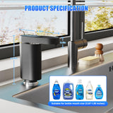 Automatic Dish Soap Dispenser for Kitchen Sink, Touch-Free Electric Sink Soap Pump, Plug-in Powered, Leak-Proof Universal Fit, 35" No-Spill Tube Kit, Easy Install & Sleek Design for Kitchen Bathroom