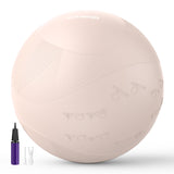 FITMIND Extra Thick Yoga Ball with Training Instruction, Anti-Burst Slip Resistant Exercise Ball with Pump for Pilates,Physical Therapy,Pregnancy Stability,Birthing Ball 22in 26in 30in