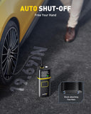 AUXITO AS1 Tire Inflator Portable Air Compressor - 150PSI Bike Pump 1Min Fast Inflate with Tire Pressure Gauge, 5200 mAh, LED Light, Car Accessories Air Pump for Auto, Moto, Bike Car Gifts for Men