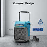 ALORAIR LGR Commercial Dehumidifier with Pump & Drain Hose, Portable Industrial Dehumidifiers with Wheels for Water Damage Restore, Basement, Garage, 5 Years Warranty