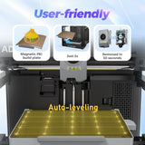 Flashforge AD5X Multicolor 3D Printer, 600mm/s High-Speed 3D Printer with 300˚C Nozzle