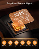 YOSUDA Under Desk Elliptical Electric,Ellipse Leg Exerciser for Seniors,Fully Assembled Seated Pedal Exerciser with Remote Control with Free Footstraps & 10 Adjustable Speeds YOSUDA