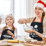 Sliner 12 Pcs Funny Cooking Aprons for Women with Pockets Bulk Birthday Gifts Kitchen Baking Cooking Cute Aprons Women Men Novelty Funny Quotes Adjustable Black Pocket