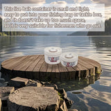 2Pcs Live Bait Storage,Fishing Bait Container, Stainless Steel Worm Storage Box, Nightcrawler Box, Bait Tank, Compact and Durable,Small and Portable, Keeps Bait Fresh and Alive (White)