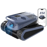 (2026 New) 240-Min Cordless Robotic Pool Cleaner, Wall-Climbing, 2 Brushes&Motors, Enhanced Waterline Care, Smart Wavepath Navigation, Pool Robot for Inground Pools up to 3,230 Sq.ft