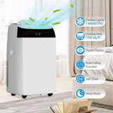 Garvee 14000 BTU Portable Air Conditioner with Follow Me Function, 3-in-1 AC Includes Remote & Full Window Kit, Cools Areas Up to 750 Sq. Ft, 115V