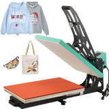 Heat Press Machine, Slide-Out Semi-Automatic T Shirt Press Machine, 110V 2000W Clamshell Heat Press,