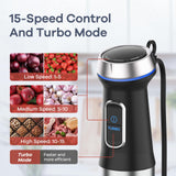 5 in 1 Hand Blender Max 1000W Heavy Duty Motor, 16 Speed Mode Handheld Blender Ganiza