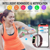 Bakoor Fitness Tracker, Fitness Watch with 24/7 Heart Rate Blood Oxygen Sleep Monitor, 1.10" AMOLED HD Touch Color Screen Step Counter, Activity Trackers Pedometer Health Smart Watch for Women Men