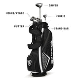 Callaway Golf Men's Strata Intro Complete 9 Piece Set (Regular Flex, Right Hand, Steel), Gray Callaway