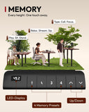 SANODESK Dual Motor Standing Desk 220lbs Height Adjustable Desk