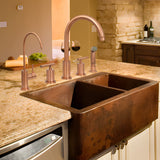 Akicon One-Handle Black and Rose Gold Drinking Water Filter Faucet Purifier, Cold Water Only (Copper)